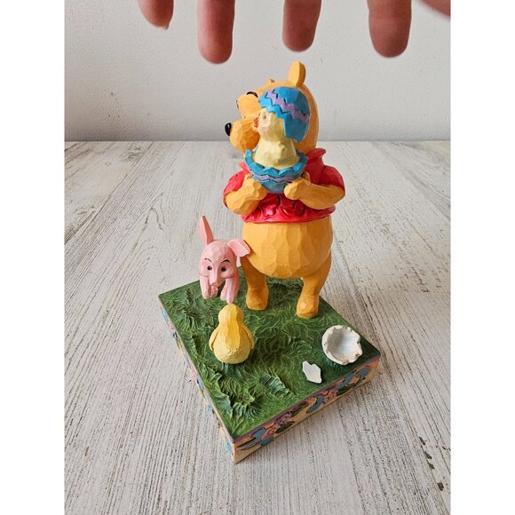 Jim shore spring surprise Winnie the Pooh piglets chick Easter spring statue - Picture 2 of 9